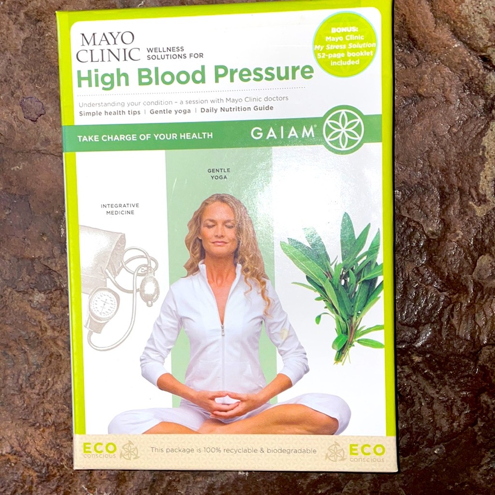 Mayo Clinic High Blood Pressure wellness solutions dvd with booklet